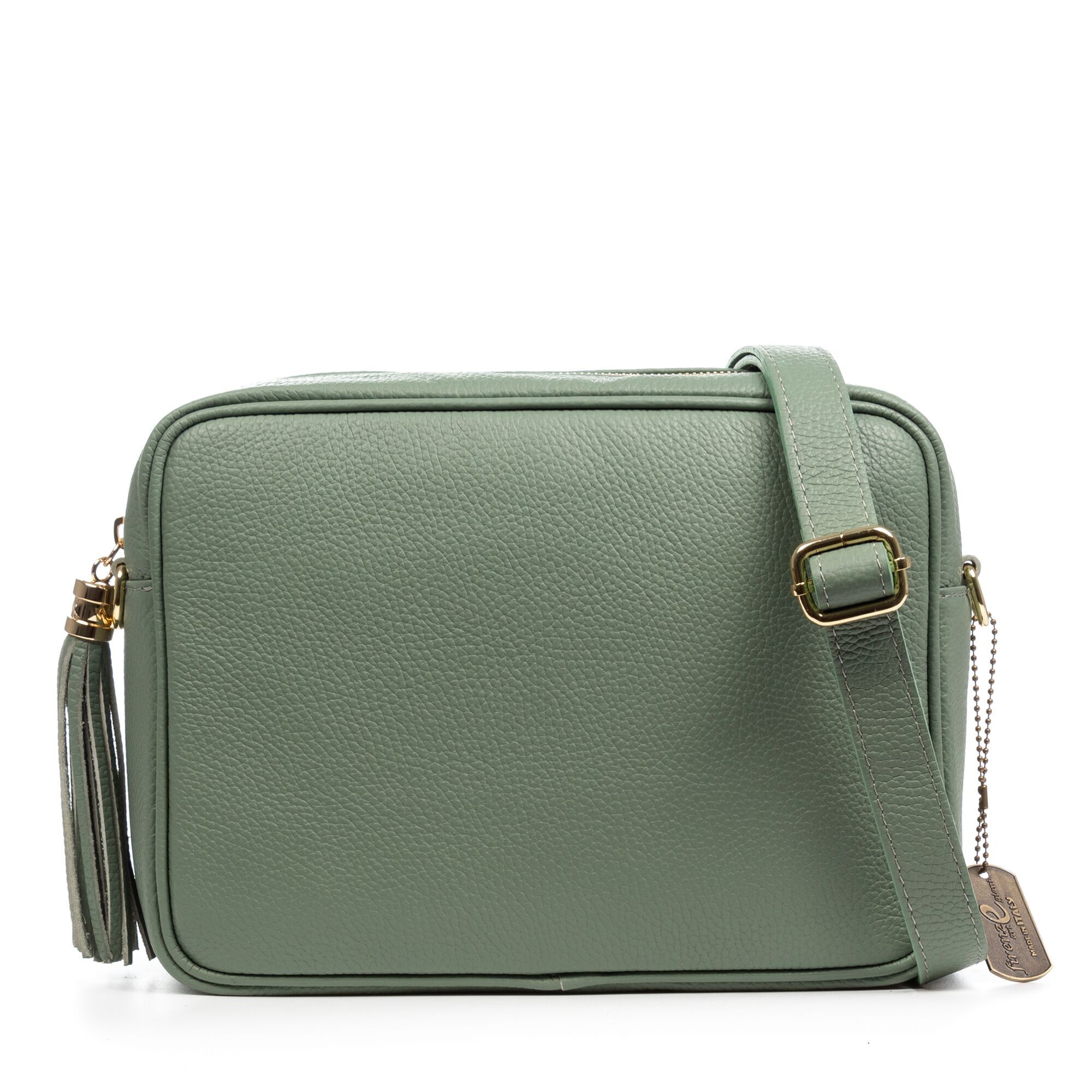 Arborio Damen-Umhängetasche. Dollaro-Finish aus echtem Leder.