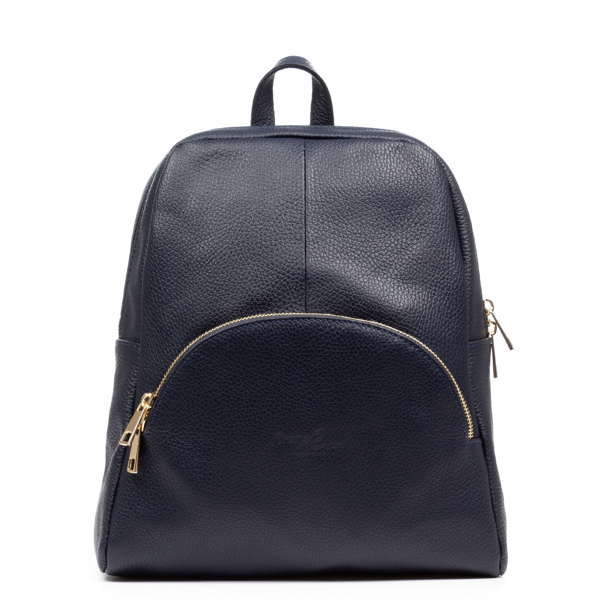 Monastier Rucksacktasche für Damen. Echtes Dollaro-Leder.