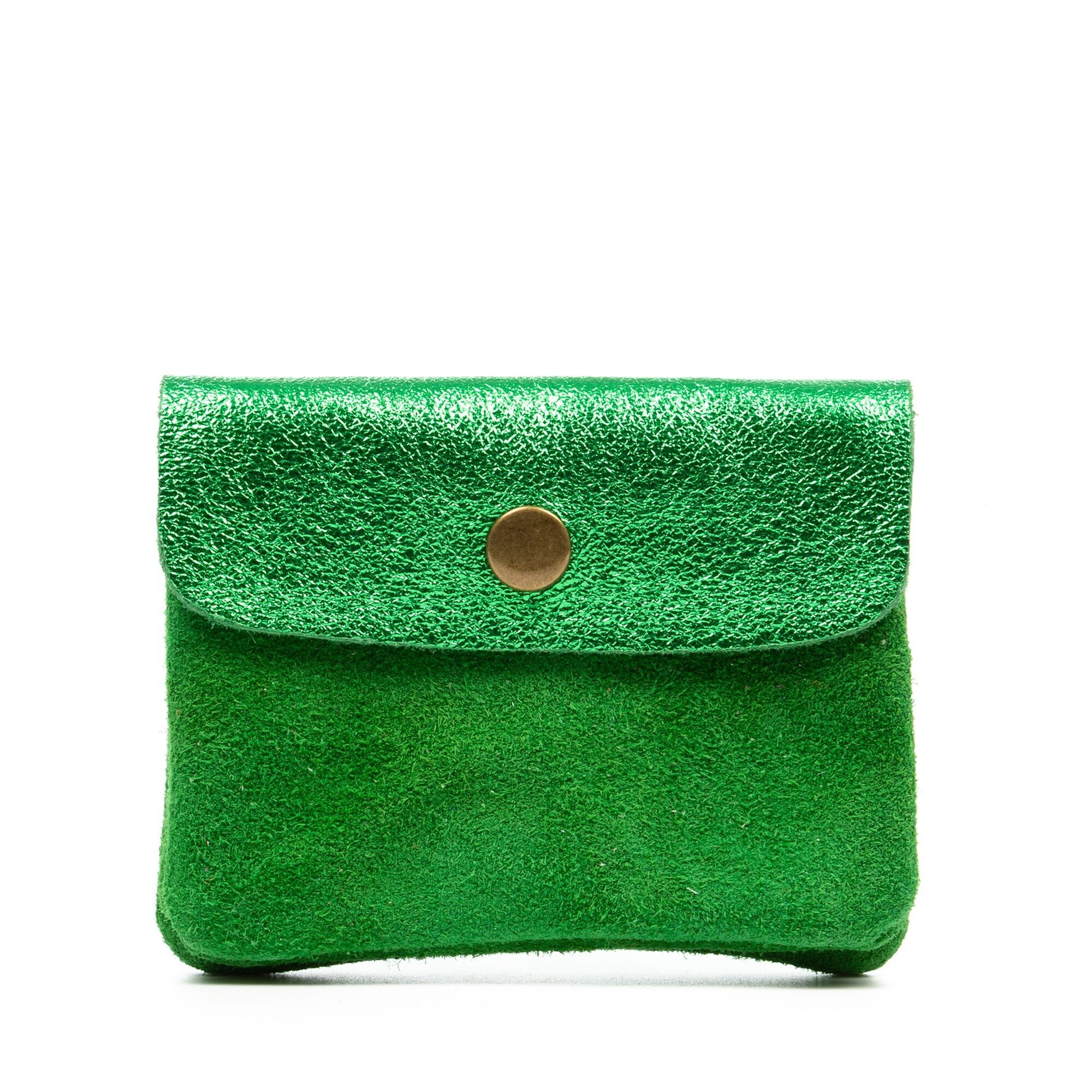 Borsa da donna Alpignano. Vera pelle scamosciata combinata liscia e laccata lucida.