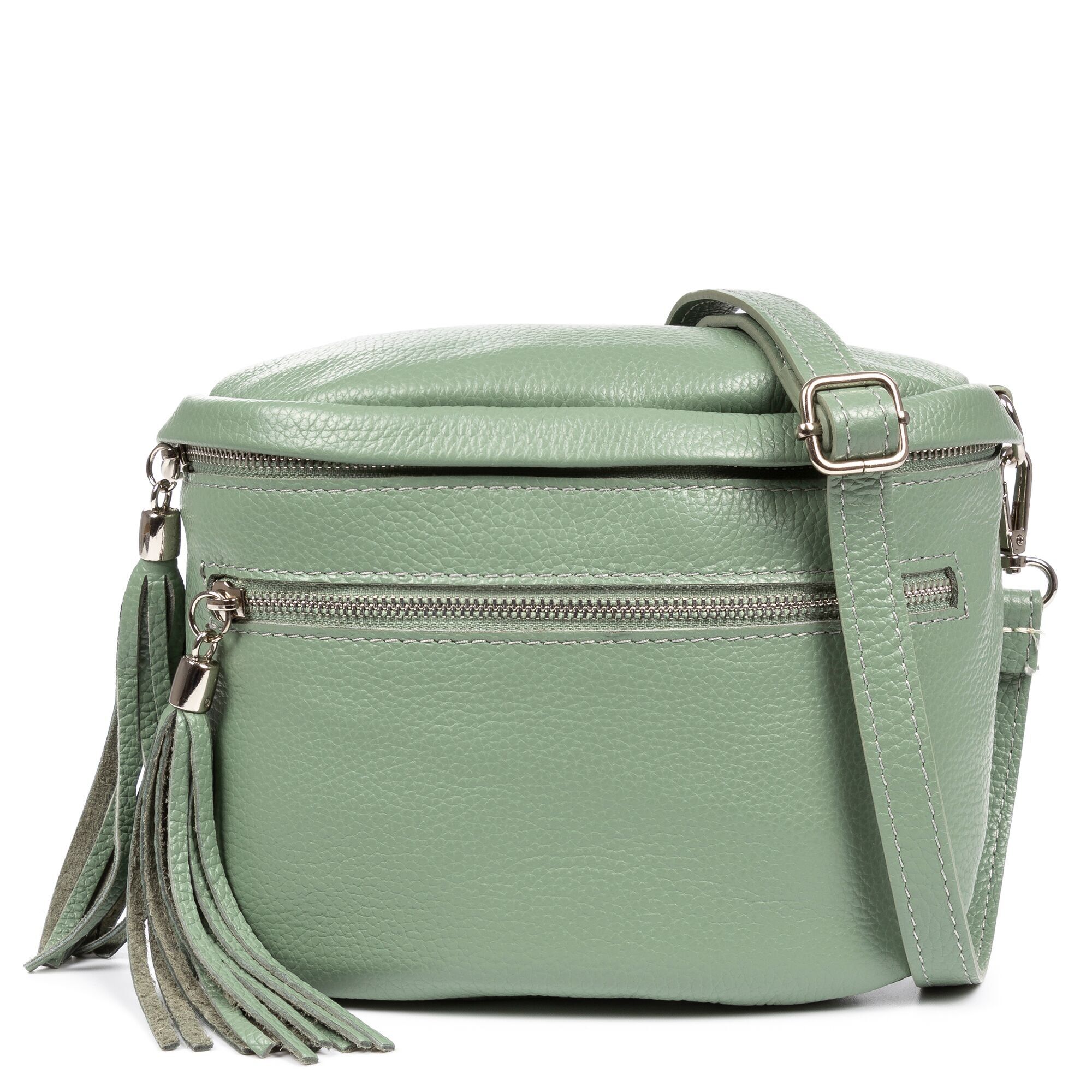 Borsa a tracolla da donna Alimena. Vera pelle Dollaro.