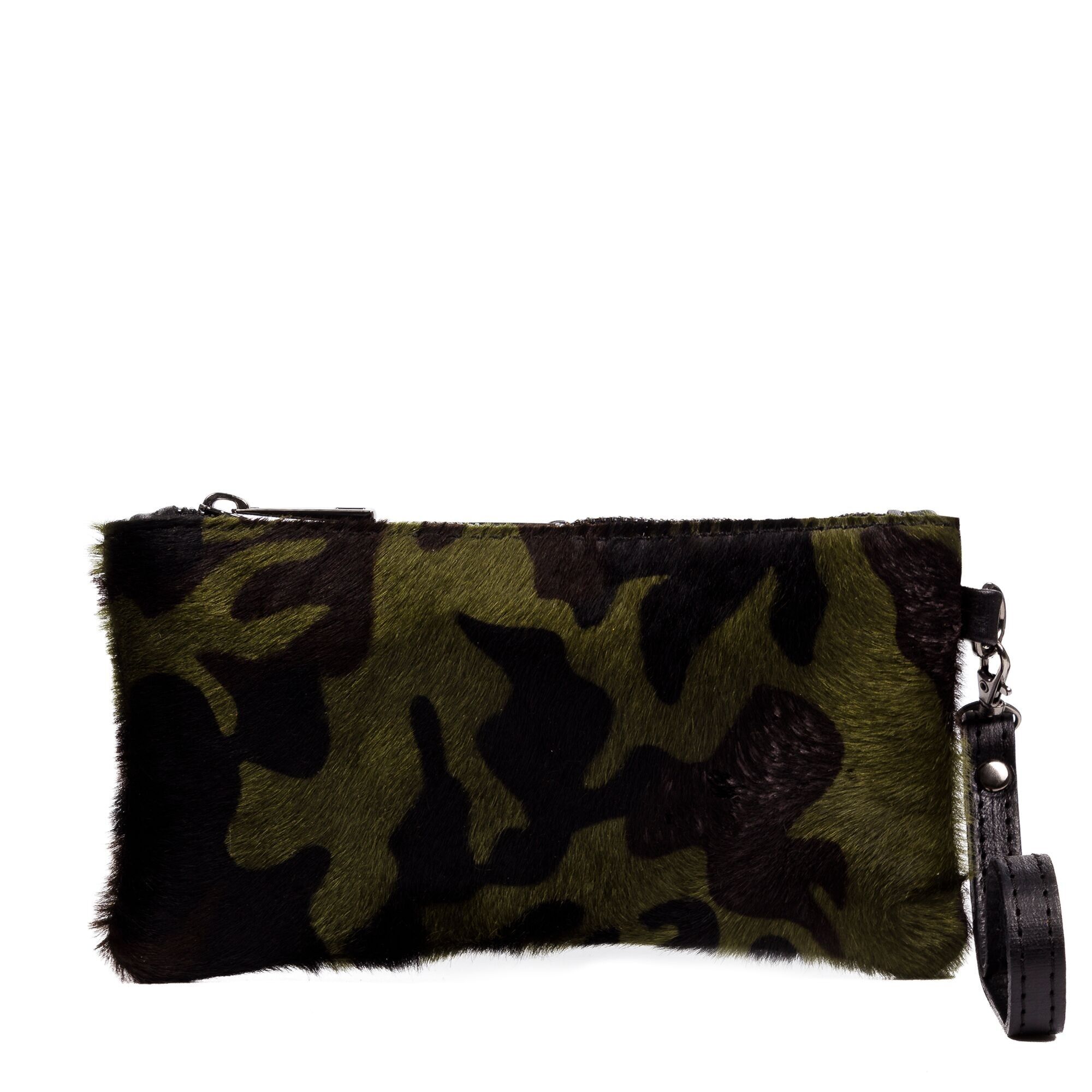 Sac à bandoulière Fiorella pour femme.Cuir véritable Sauvage Cavallino Camouflage
