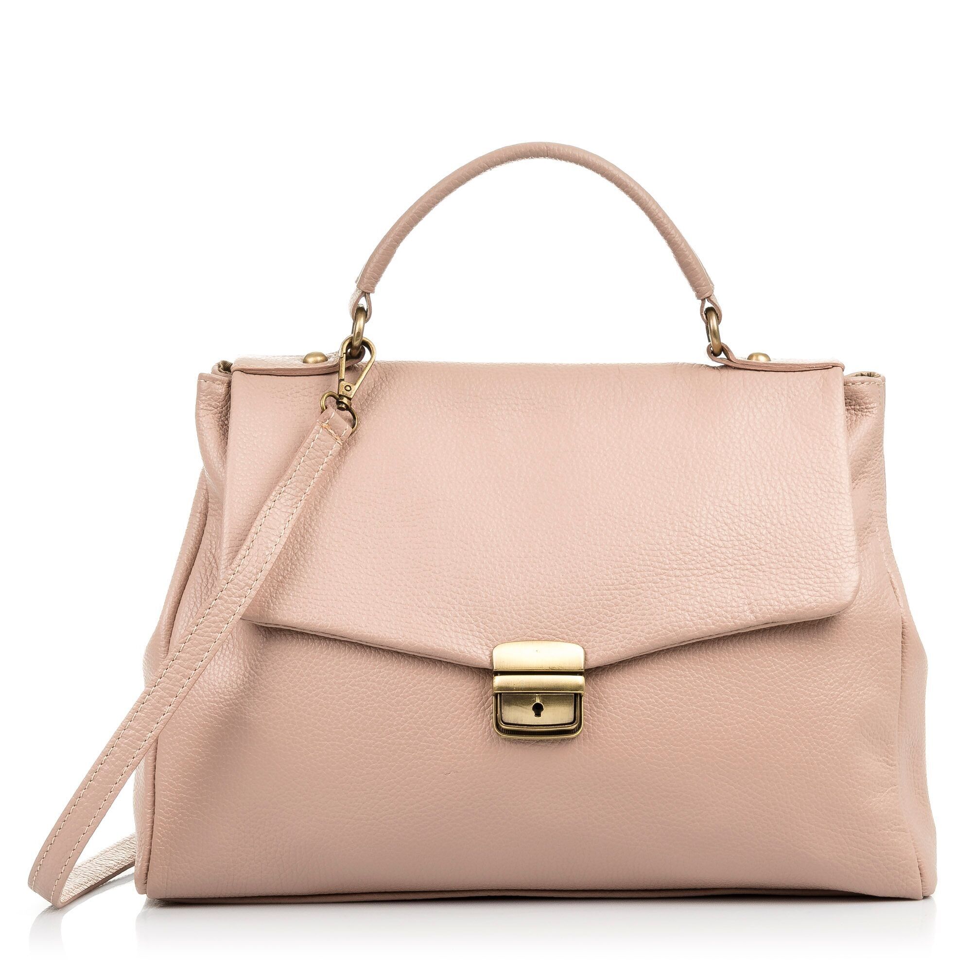 Sac bandoulière Letizia pour femme en cuir véritable Dollaro
