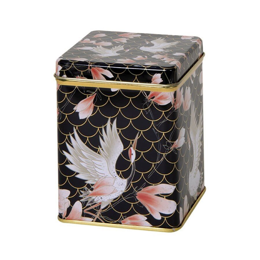 Contenitore per il tè "Crane" - con coperchio incernierato - vario. dimensioni