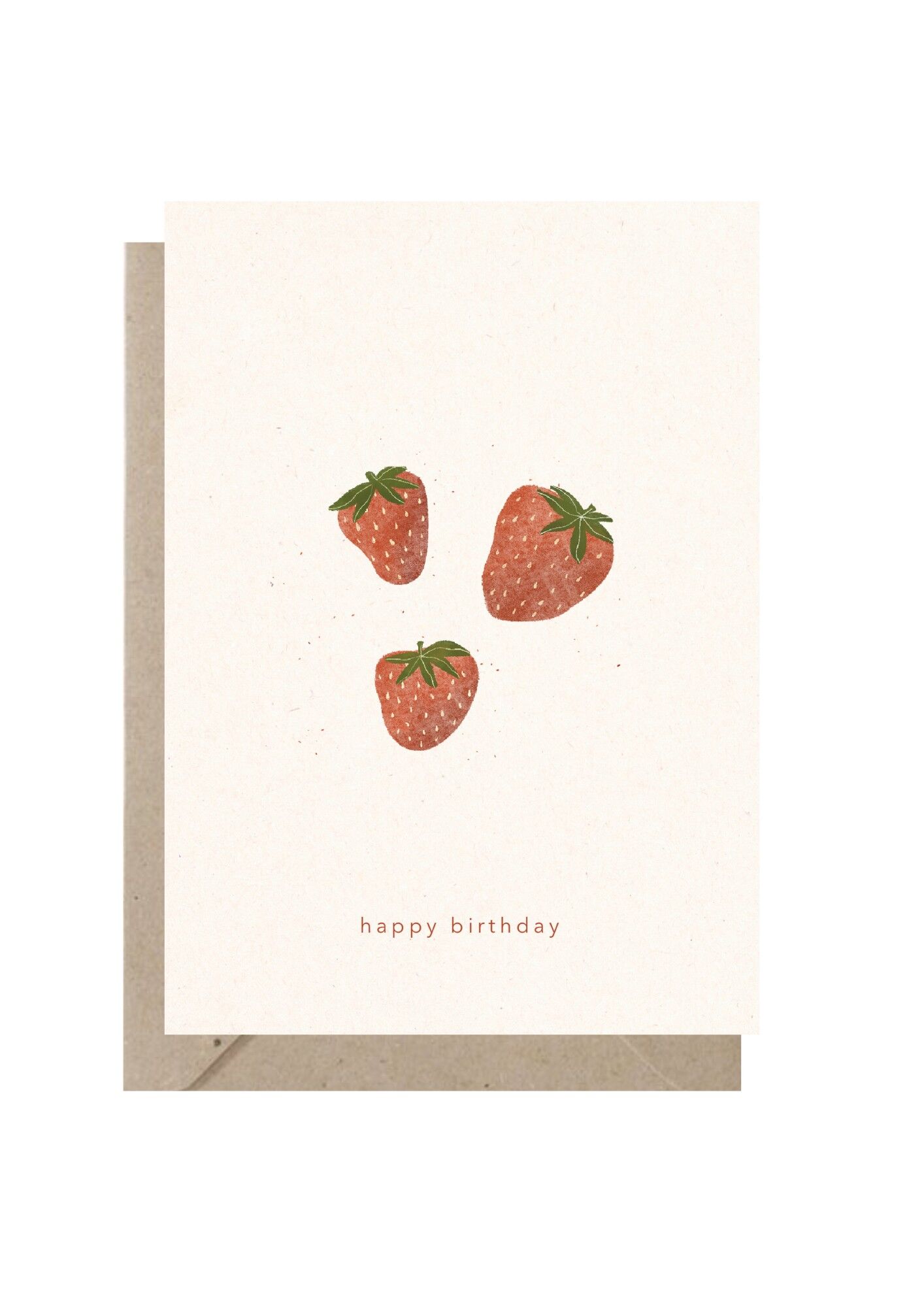 Greeting card | Strawberries