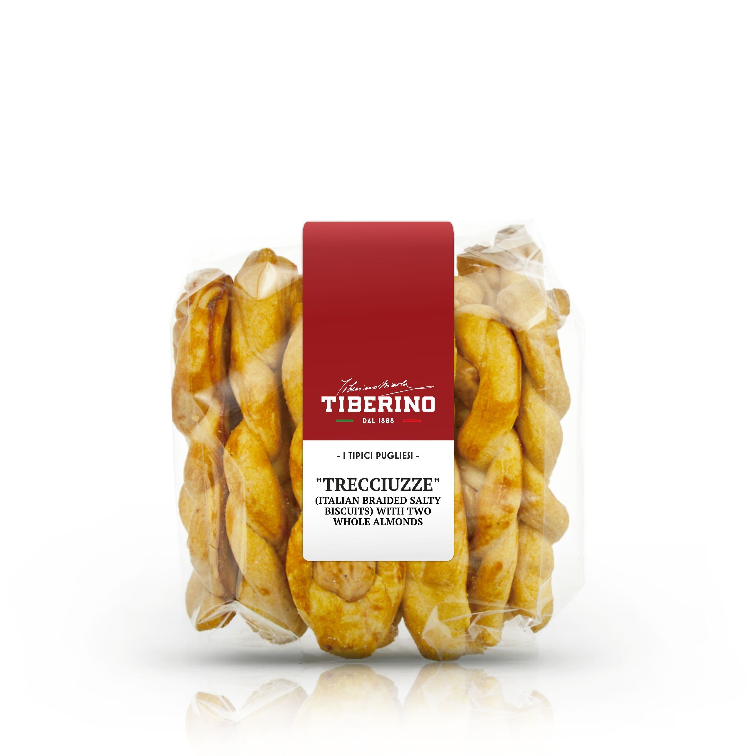 Taralli "Trecciuzze" con due mandorle intere