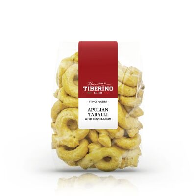 Taralli tradizionali pugliesi ai semi di finocchio