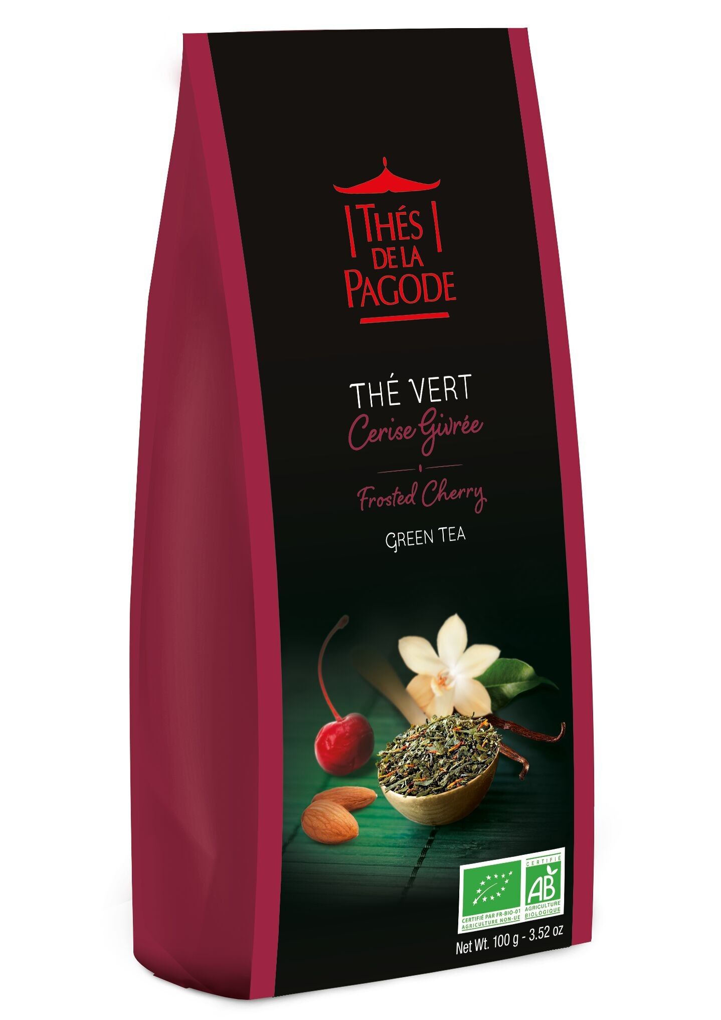 Tè verde biologico alla ciliegia glassato - sfuso 100g