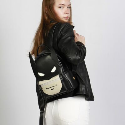 DC Comics Batman Batsignal-Heady Sac à dos Noir