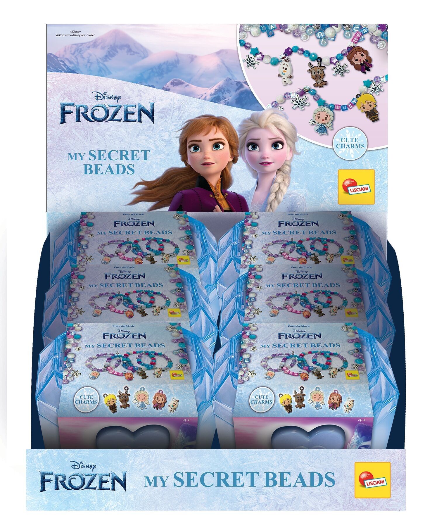 SCATOLA PER GIOIELLI E CHARMS FROZEN