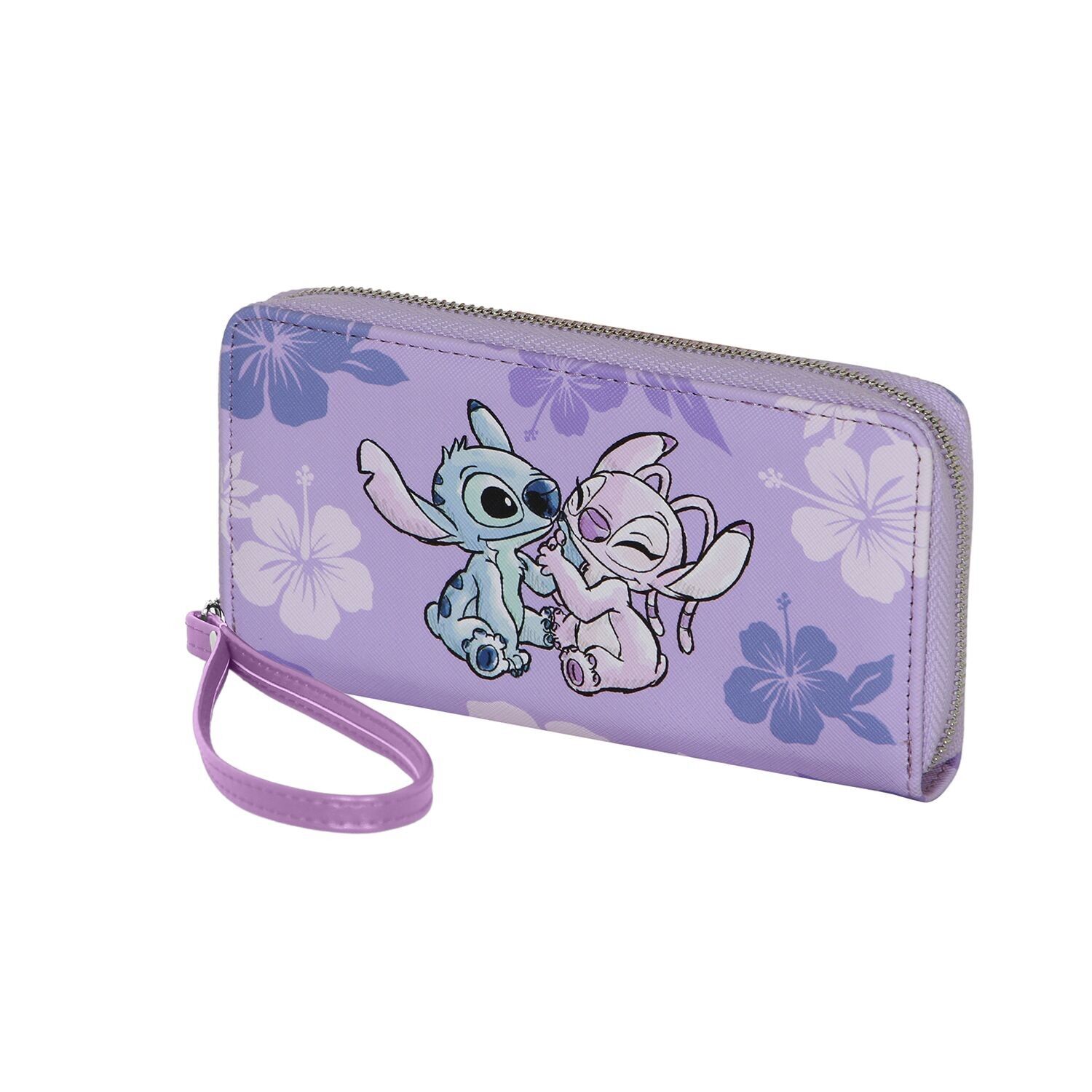 Disney Lilo und Stitch Stitch & Angel-Essential Wallet, Lila