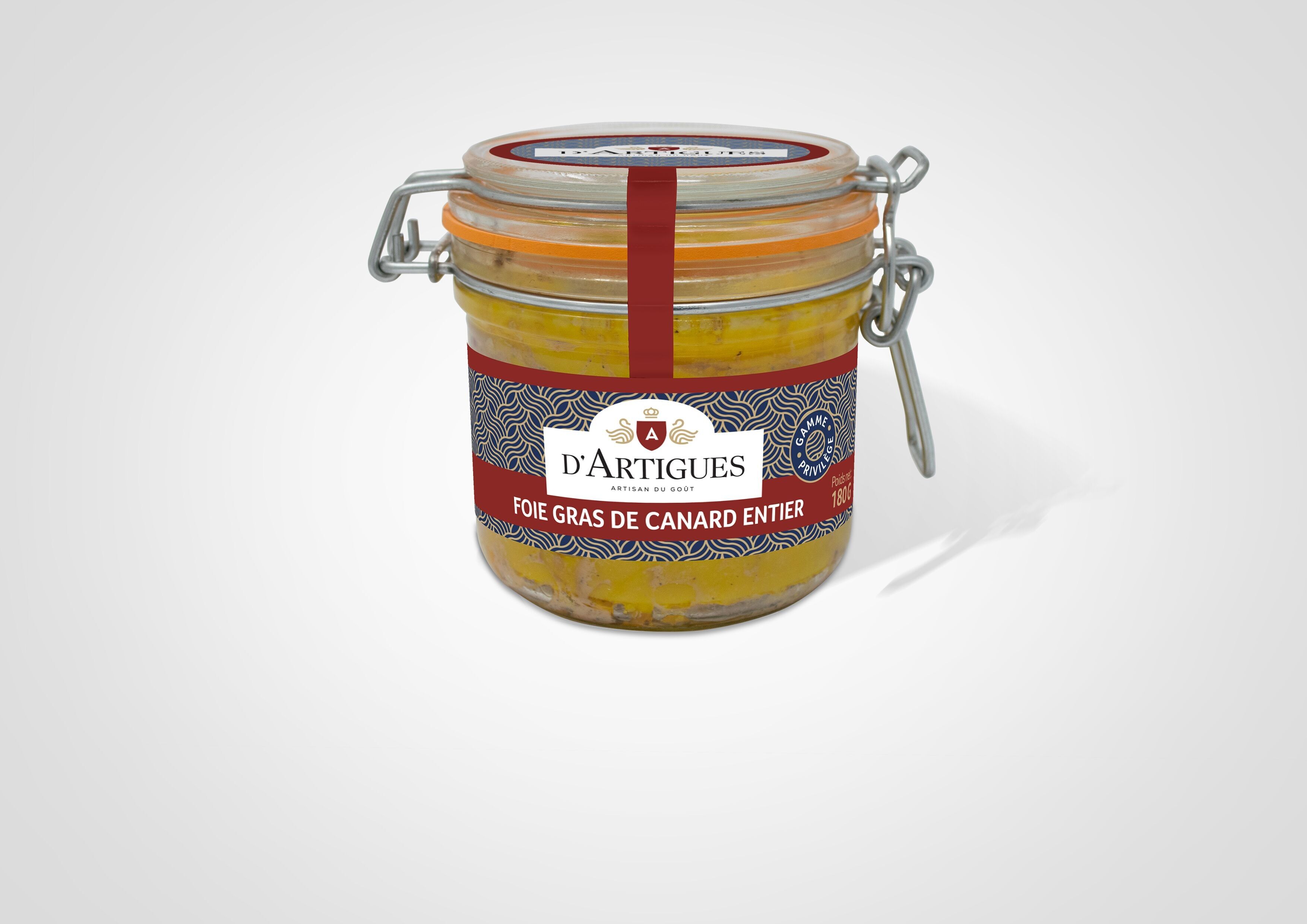 Foie Gras de Canard Entier Mi-Cuit PRIVILEGE Verrine 180g