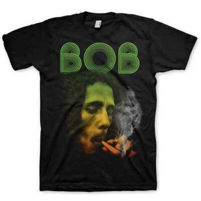 T-shirt Bob Marley - Smoking Da Erb
