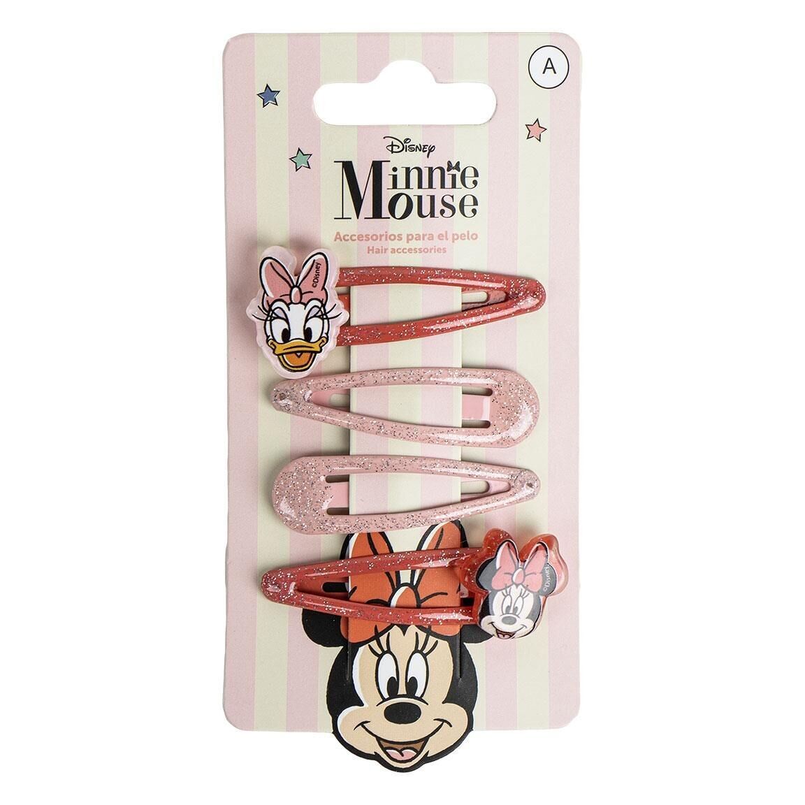 CLIPS ACCESSORI PER CAPELLI 4 PEZZI MINNIE - 2500003060