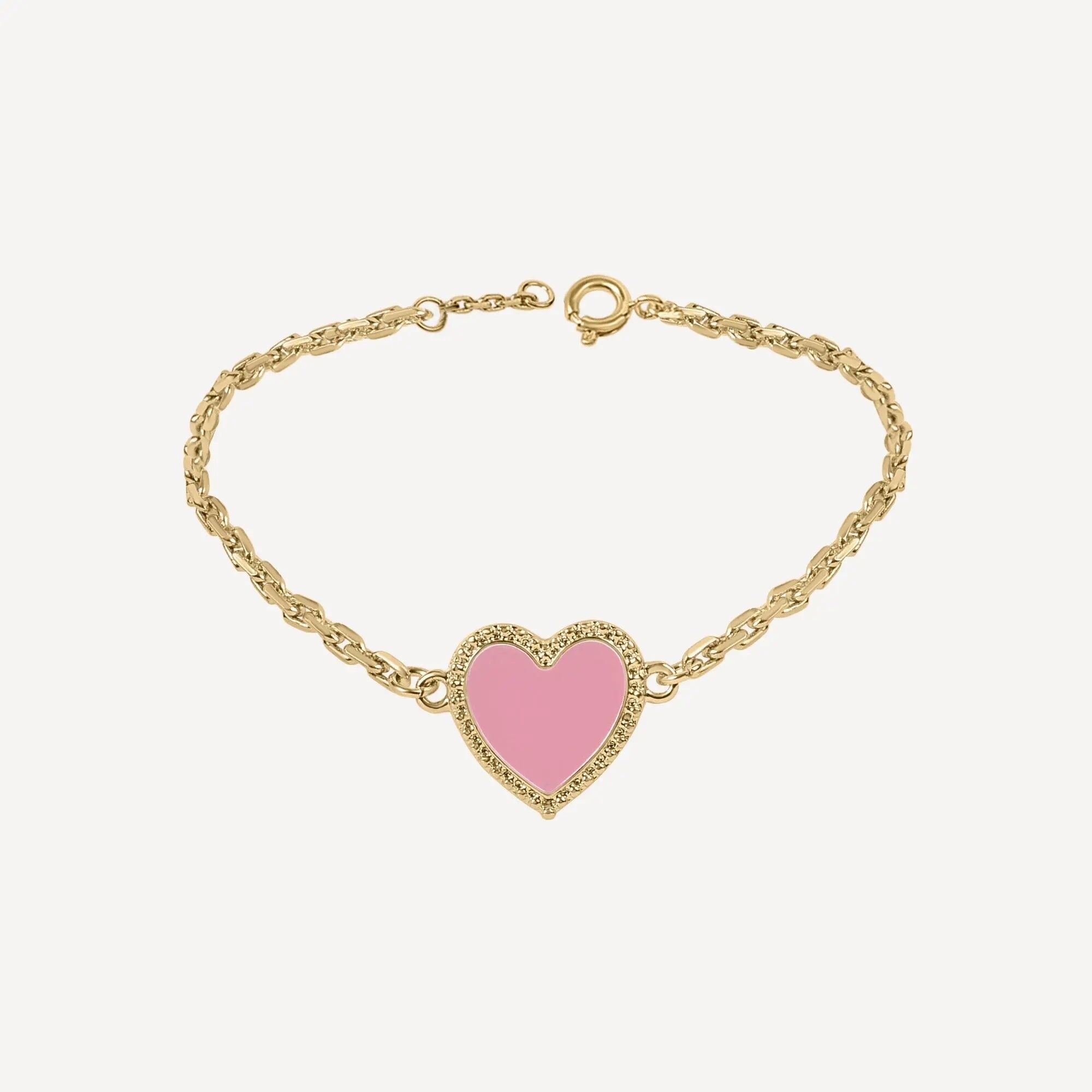 Pulsera Maeva Corazón - Rosa