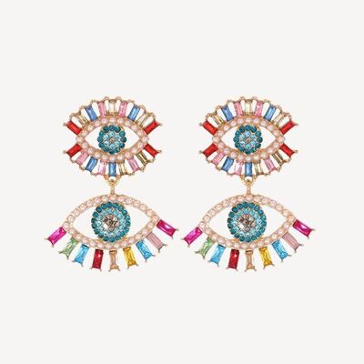 Boucles d'oreilles Maeyu Eye - Multicolore
