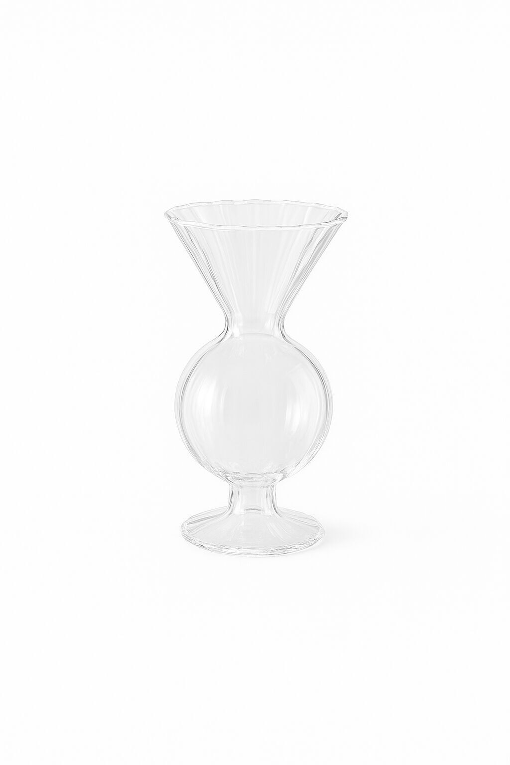 Soliflor de vidrio 6.3 x 6.3x12.6cm