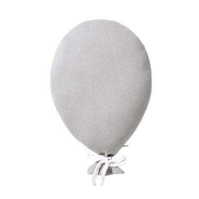 Coussin ballon gris
