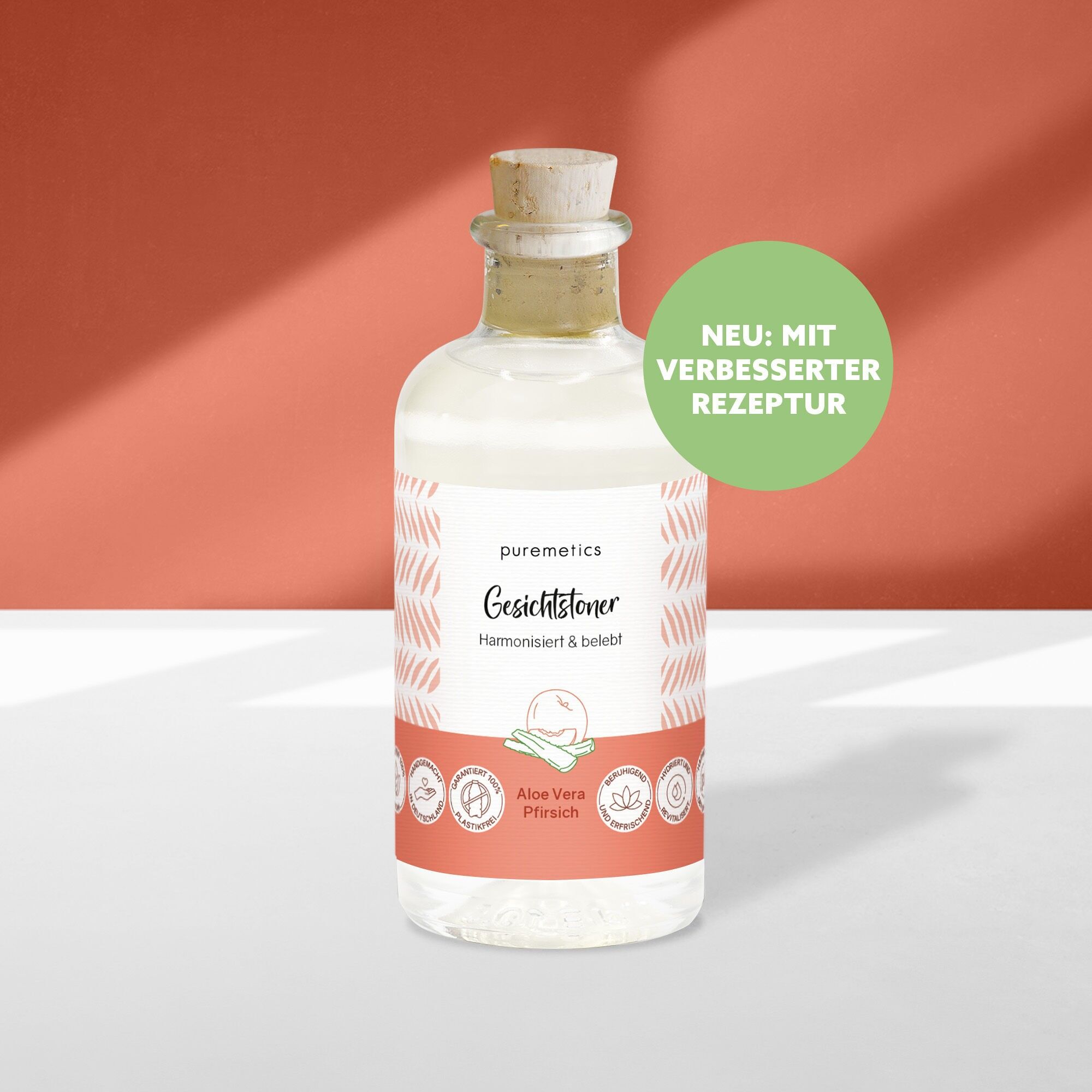 Gesichtstoner 'Aloe Vera Pfirsich'