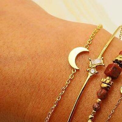 No. 10 - Pulsera "LUNA PEQUEÑA"