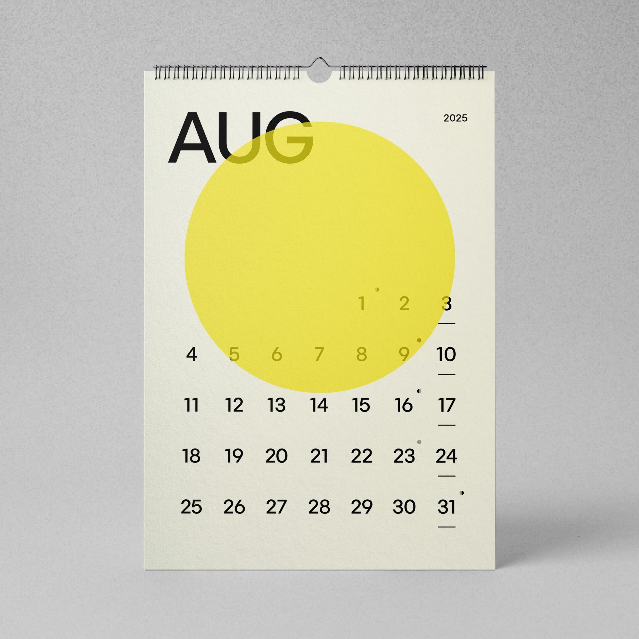 Calendario DOT 2025