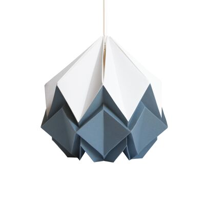 Lámpara colgante Origami en dos tonos - S - Platino
