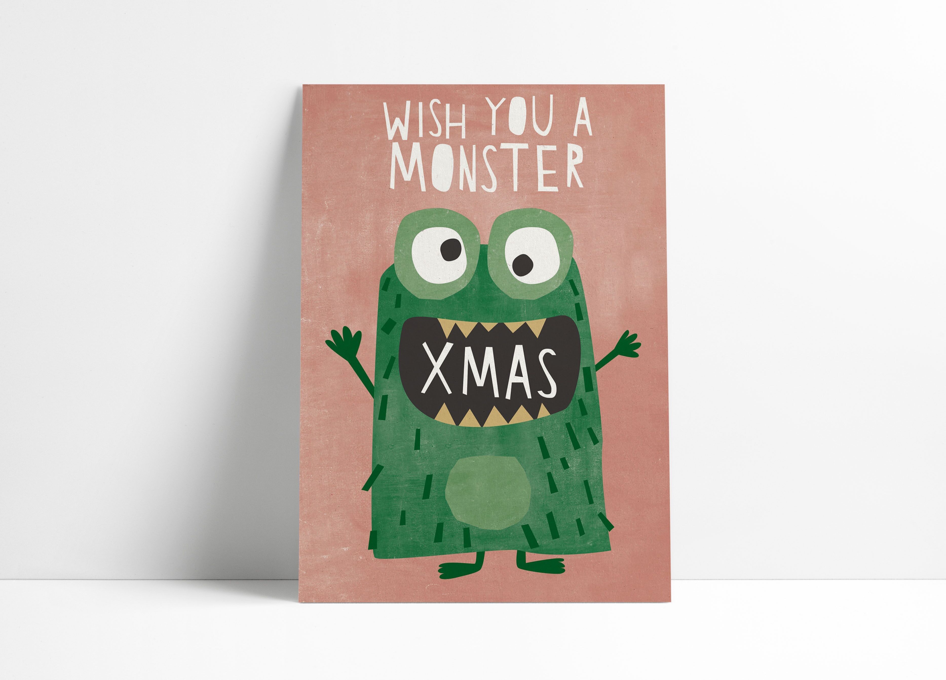 Cartolina // Natale mostruoso