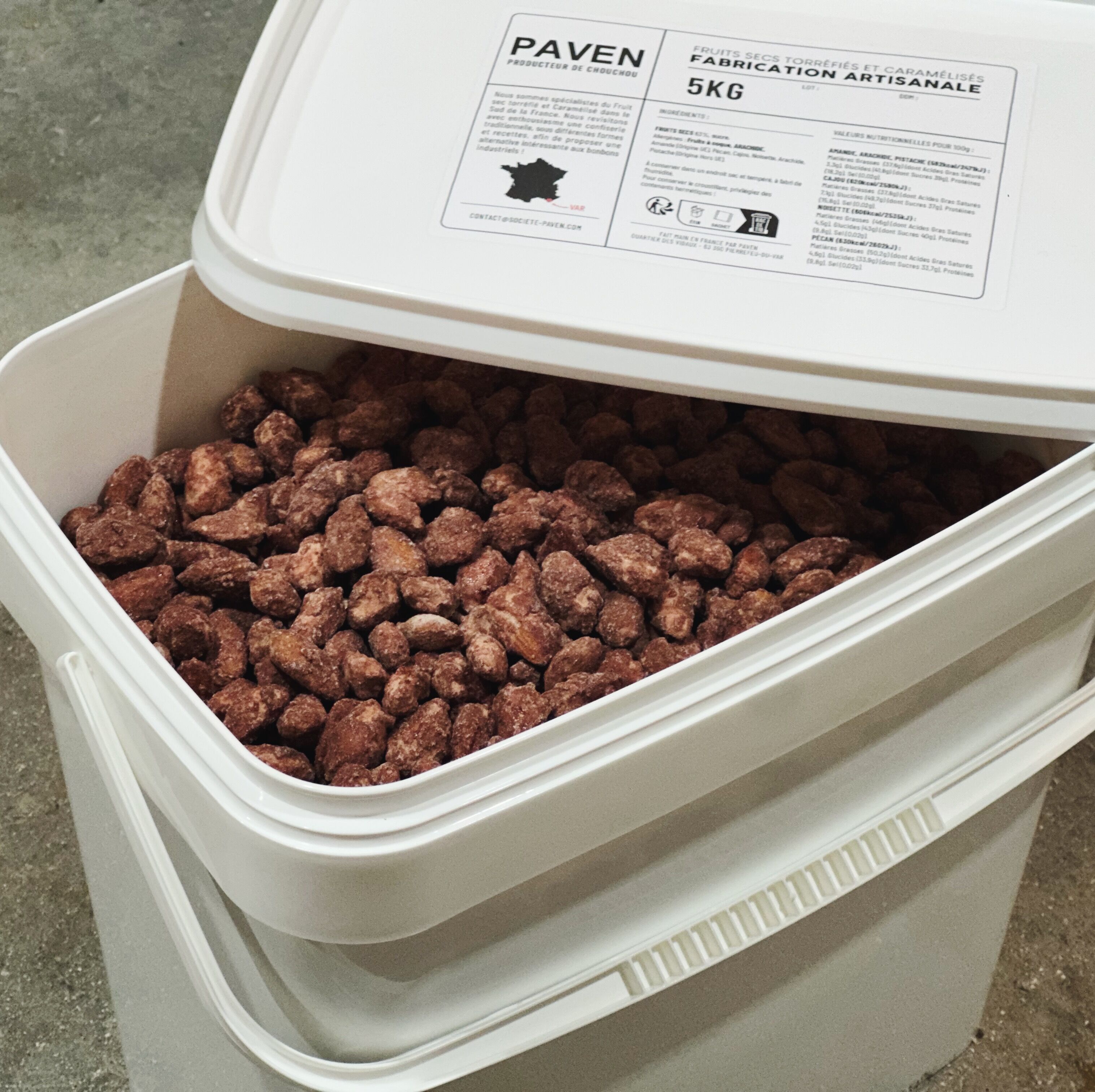 Chouchou Frutta secca caramellata tostata sfusa 5 kg – Dolciumi artigianali