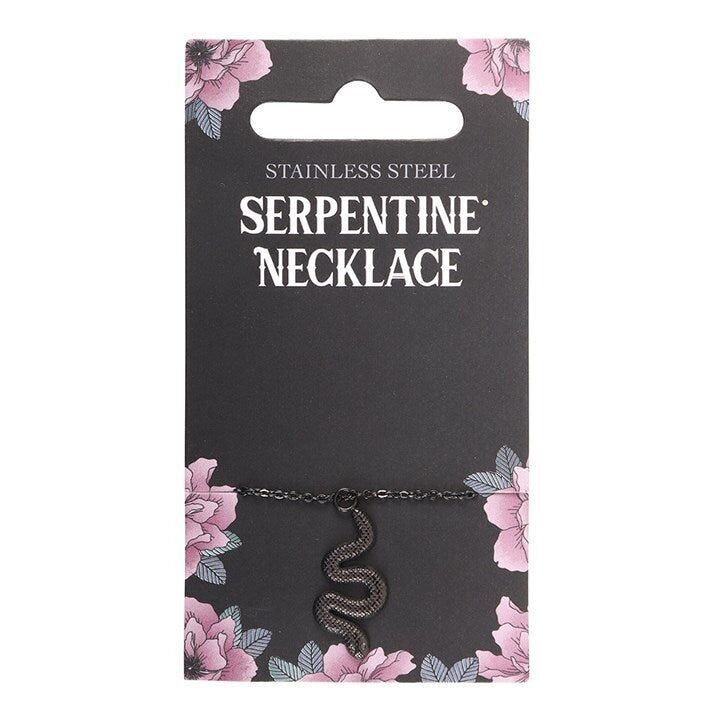 Collana con ciondolo serpente