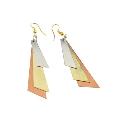 Pendientes de cobre - Diseño 10