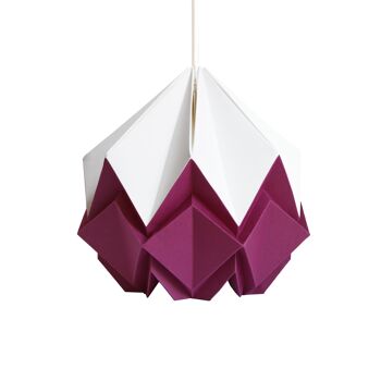 Suspension Origami Bicolore - S - Berry