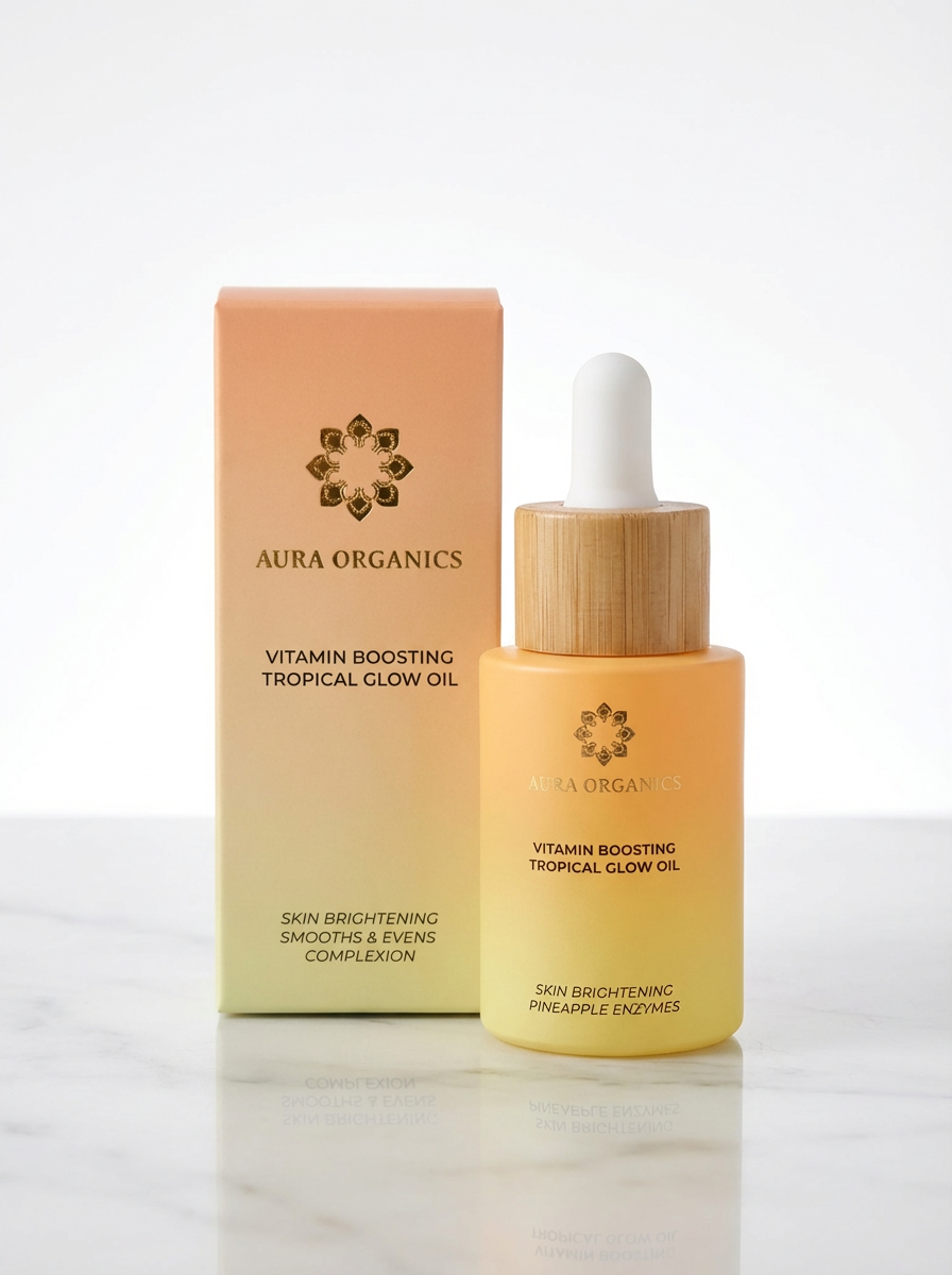Vitamin C Tropical Glow Gesichtsöl – Aufhellendes Antioxidans