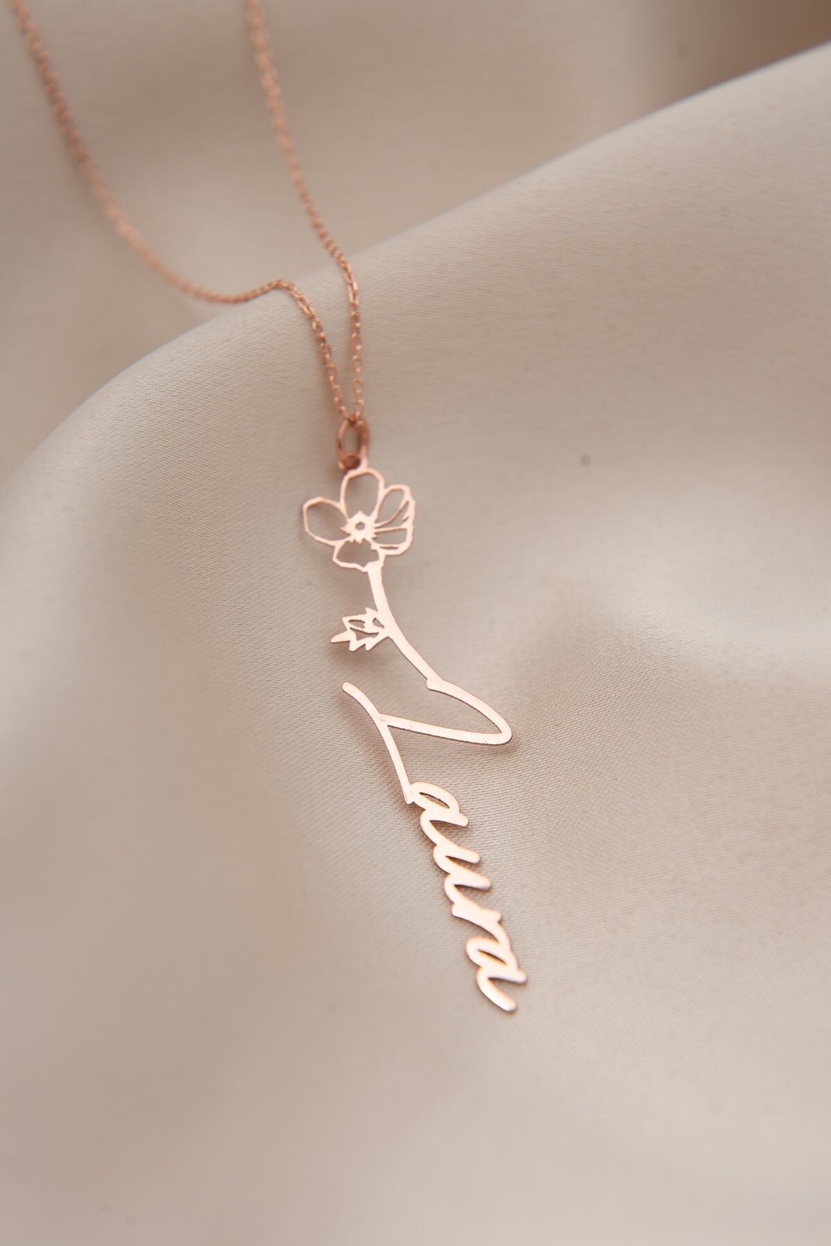 COLLANA CON NOME PAPAVERO