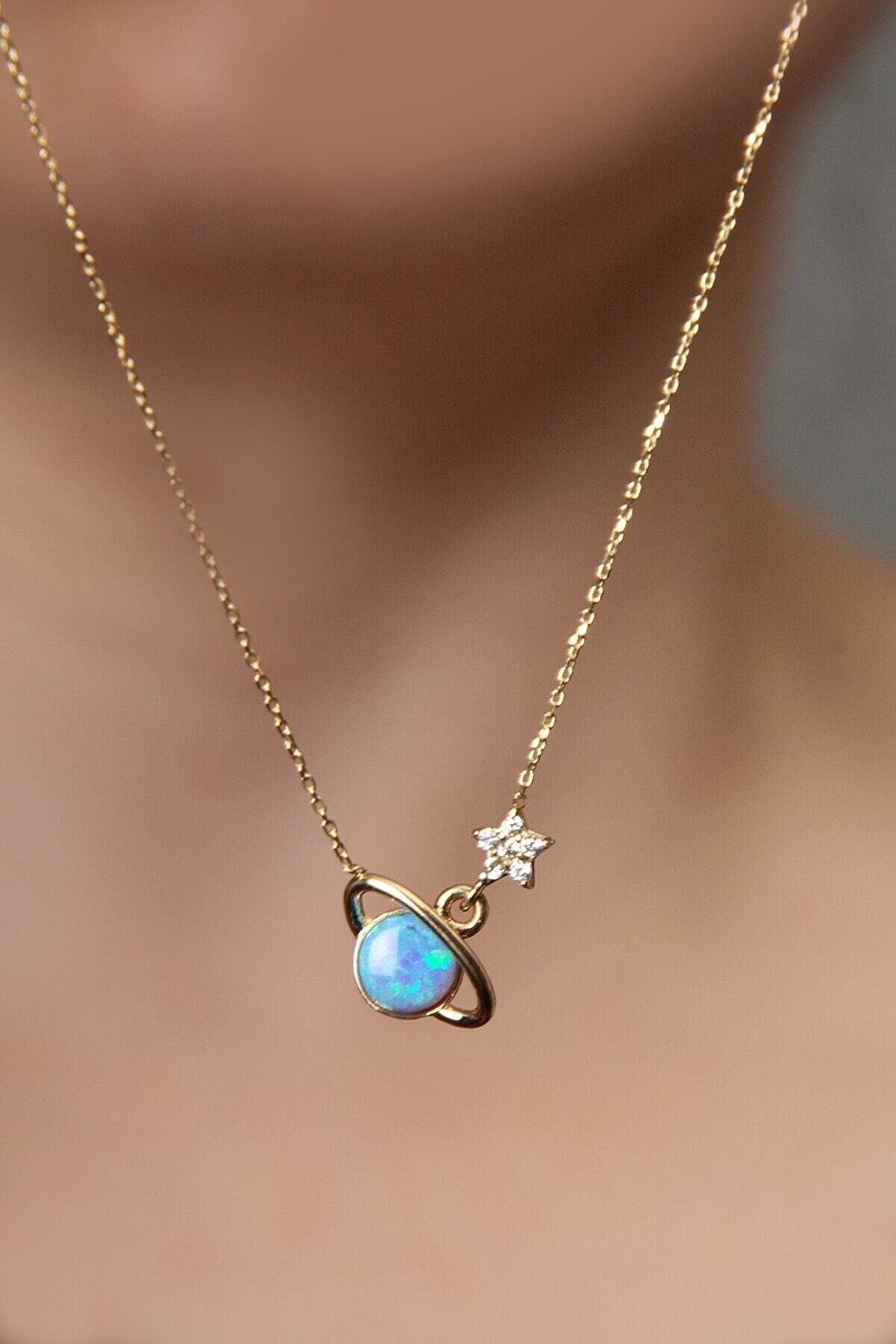 COLLANA CON OPAL UNIVERSO