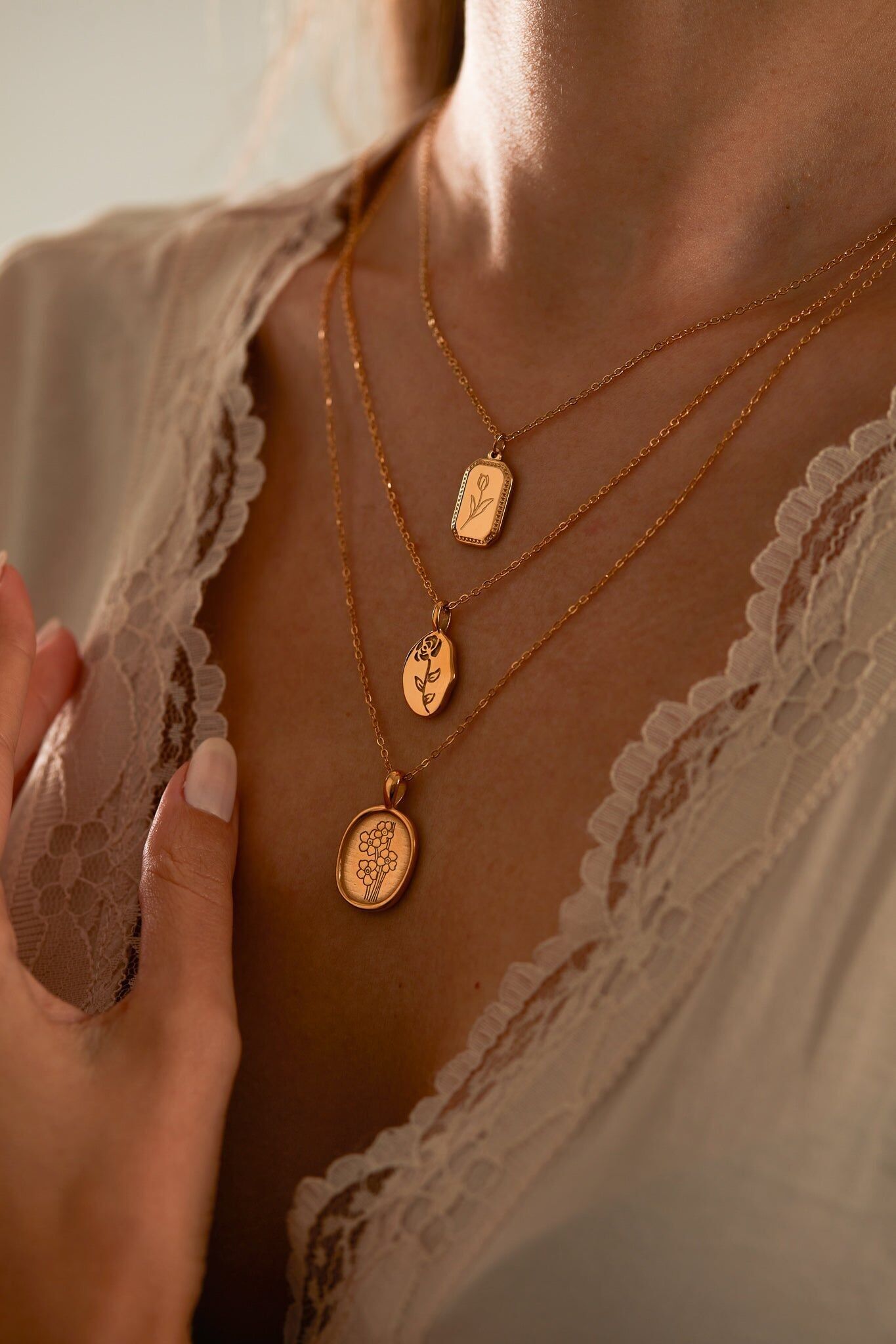 COLLANA AMULET FIORE