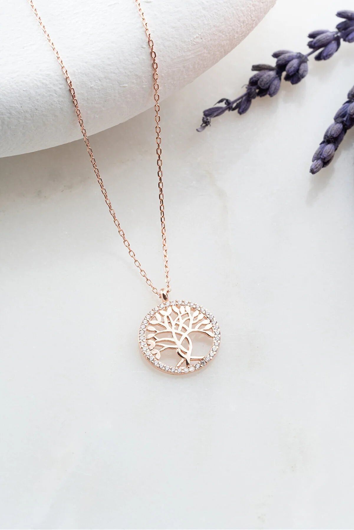 TREE OF LIFE SPARKLE HALSKETTE