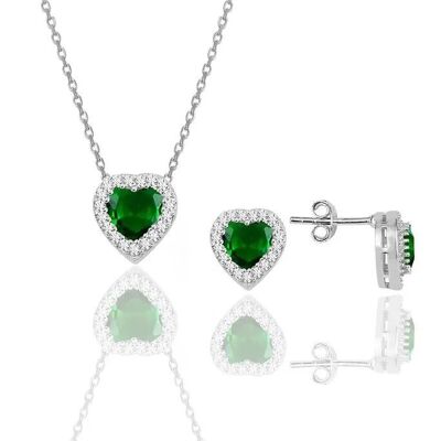 L'AMOUR EMERALD NECKLACE