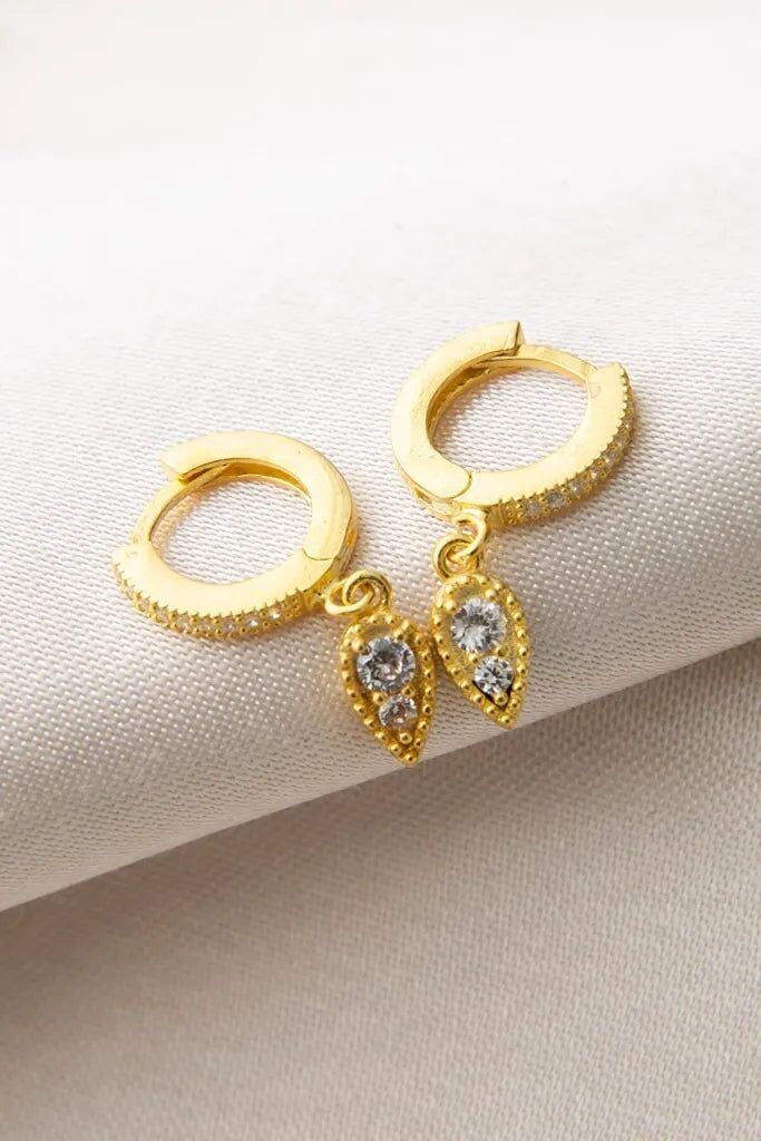 ORECCHINI PENDENTI BOHO ORO