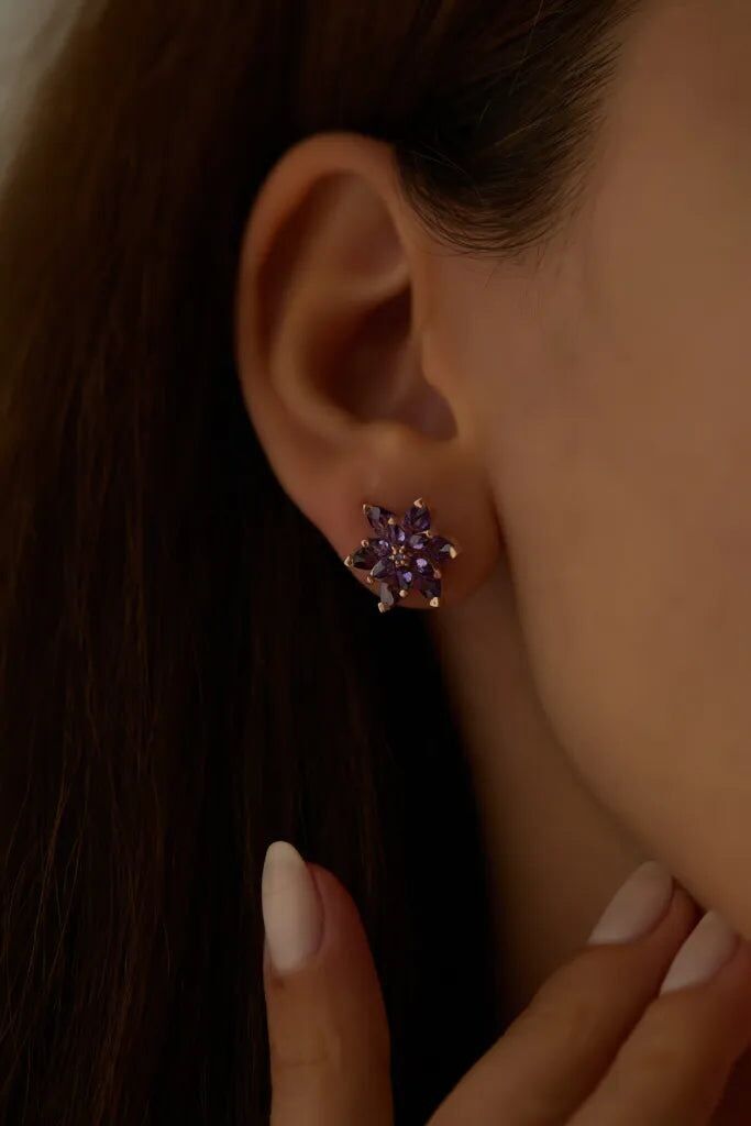 ORECCHINI A FIORI DI CAMPO