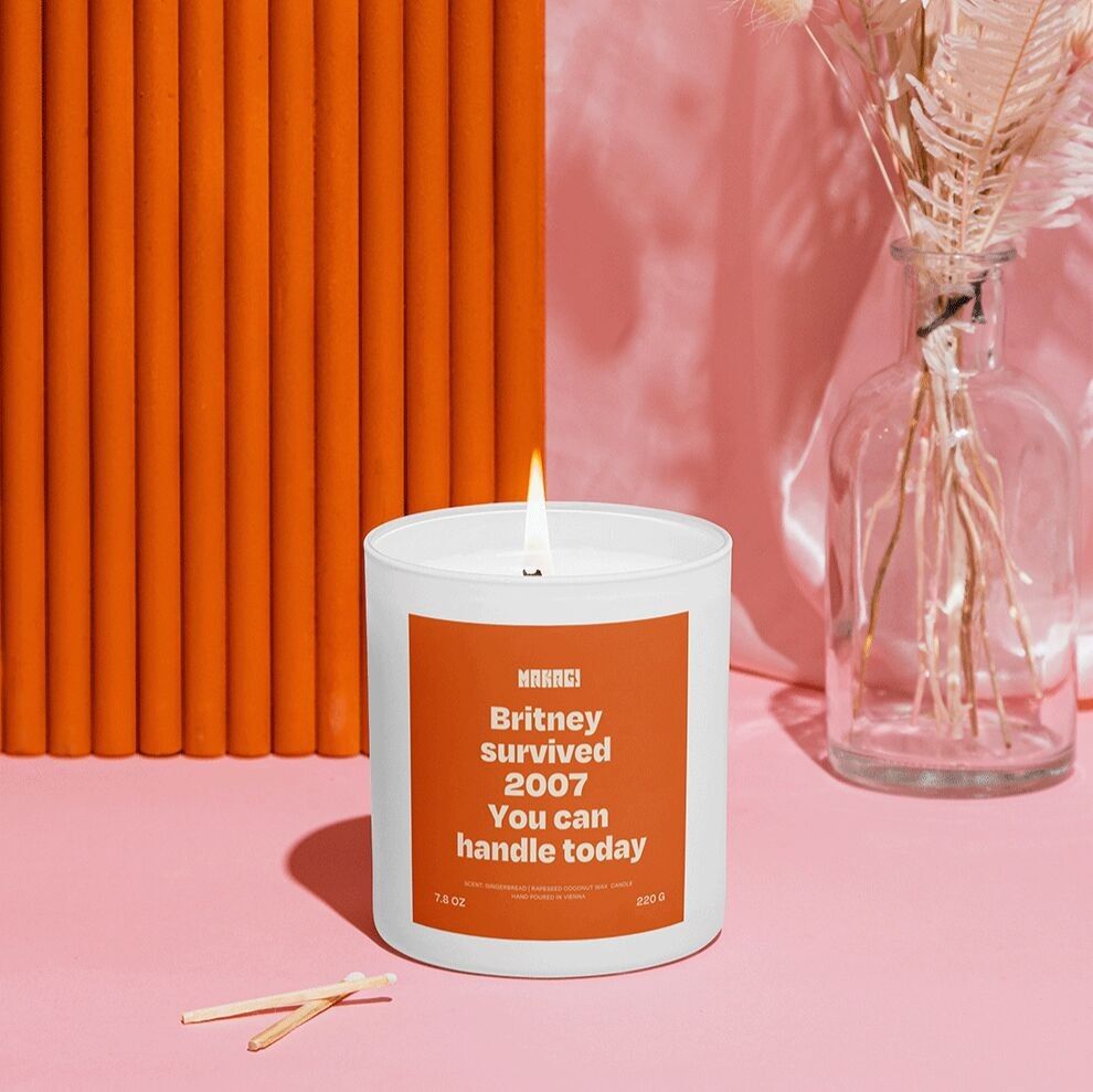 Scented candle Britney survived 2007 you can handle today