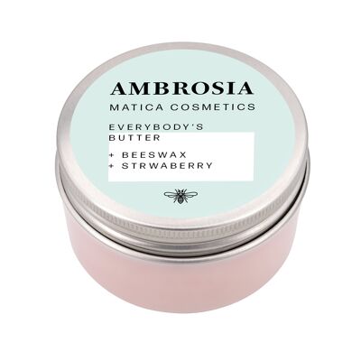 Beurre corporel AMBROSIA - Fraise de Matica Cosmetics