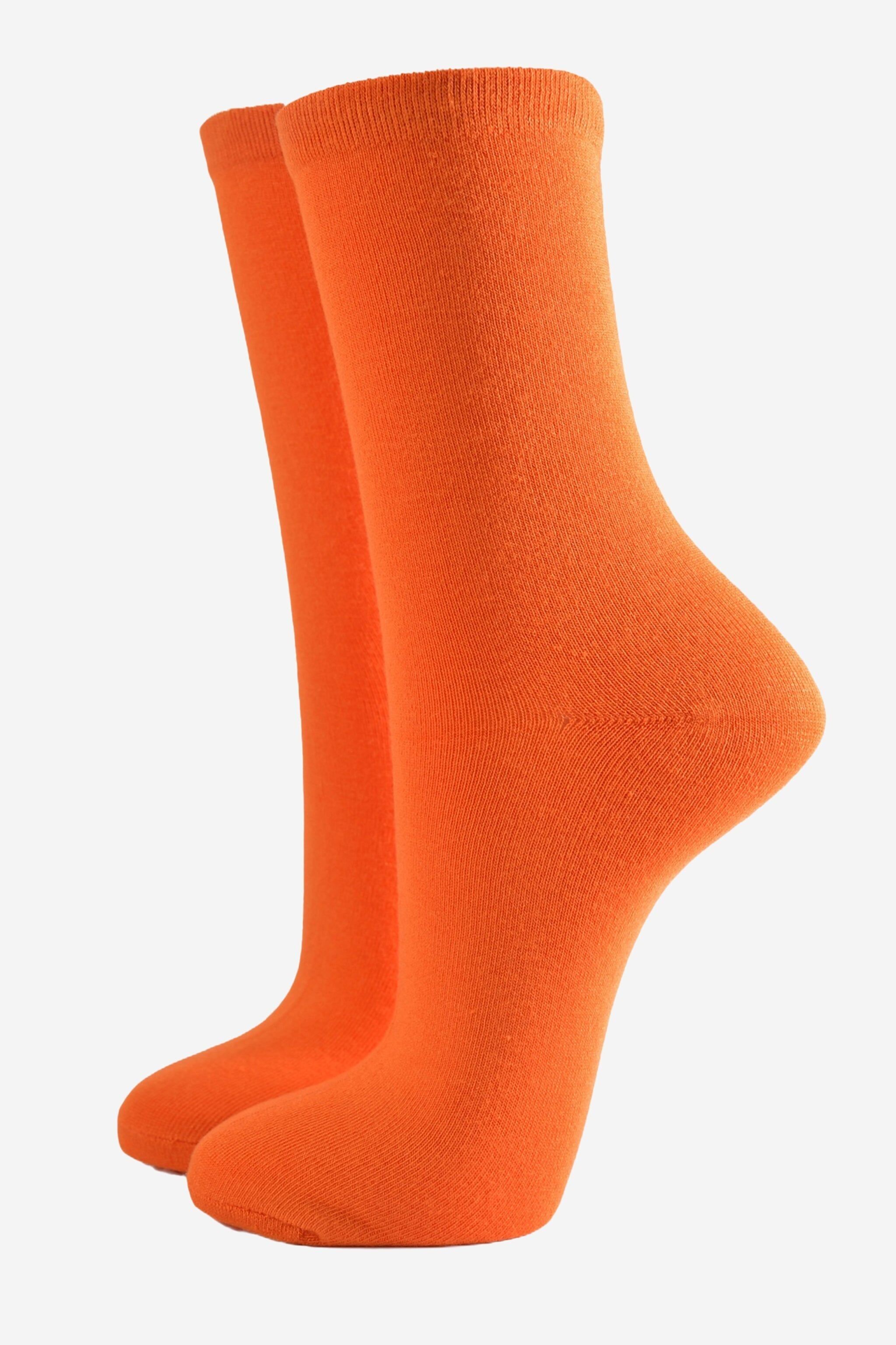 Bambussocken für Damen - Orange