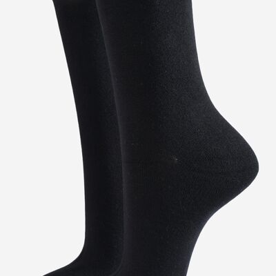 Chaussettes en bambou pour femmes - Noir