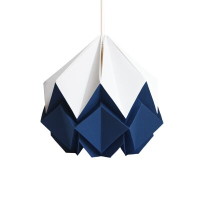 Zweifarbige Origami Pendelleuchte - S - Navy