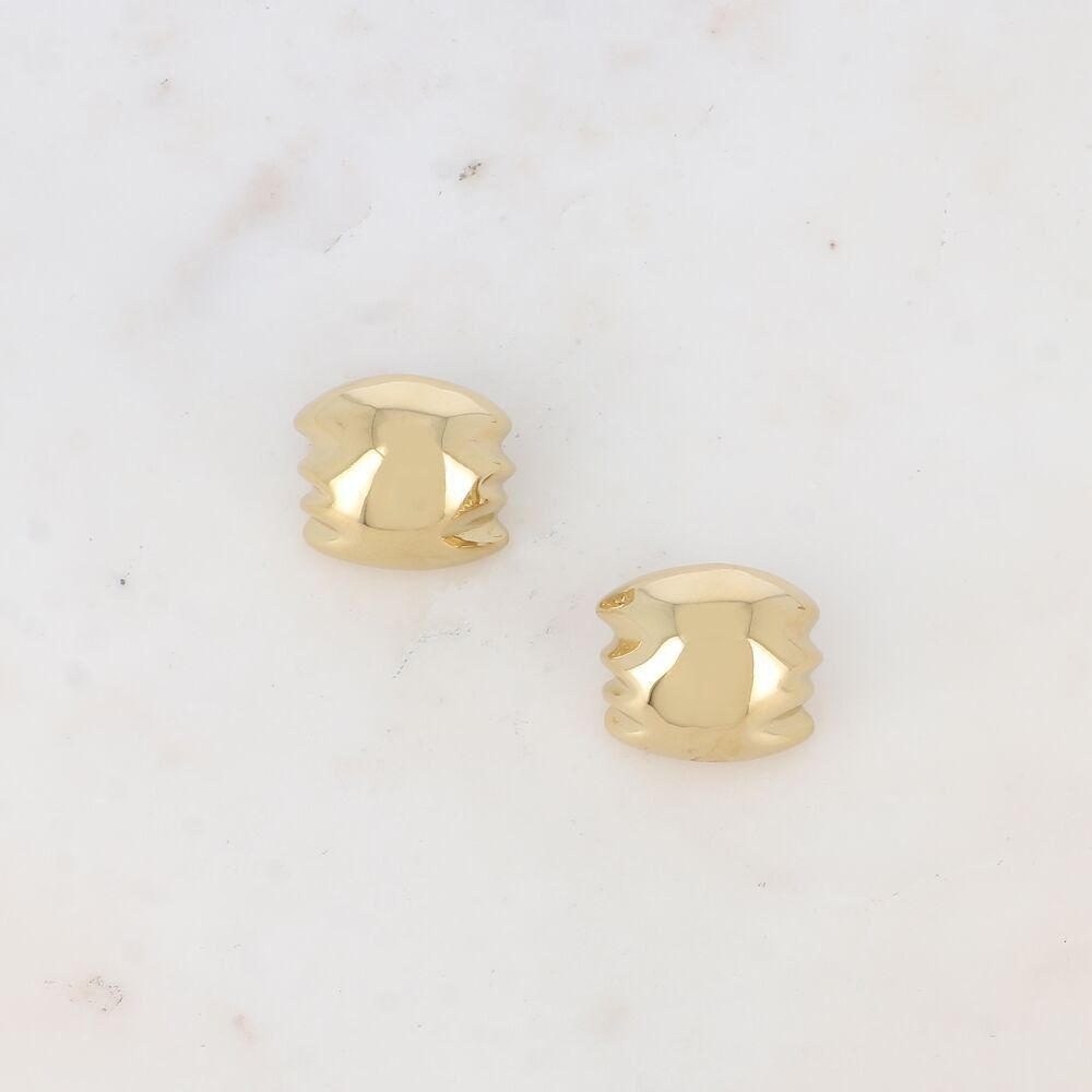 Riccioli di proiettile: pezzo rettangolare con lati ondulati