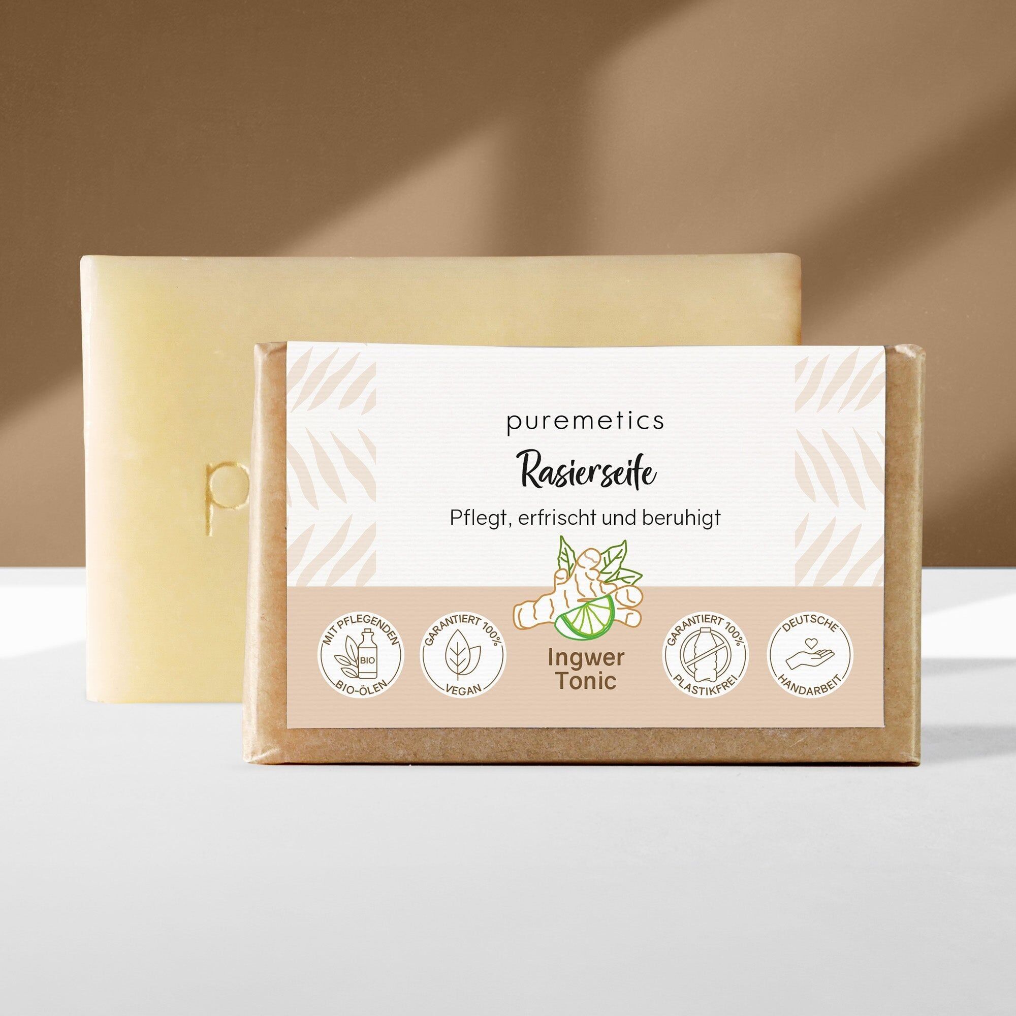 Jabón de afeitar 'Tónico de jengibre'