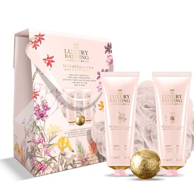 Set de delicias de la tarde de flores silvestres