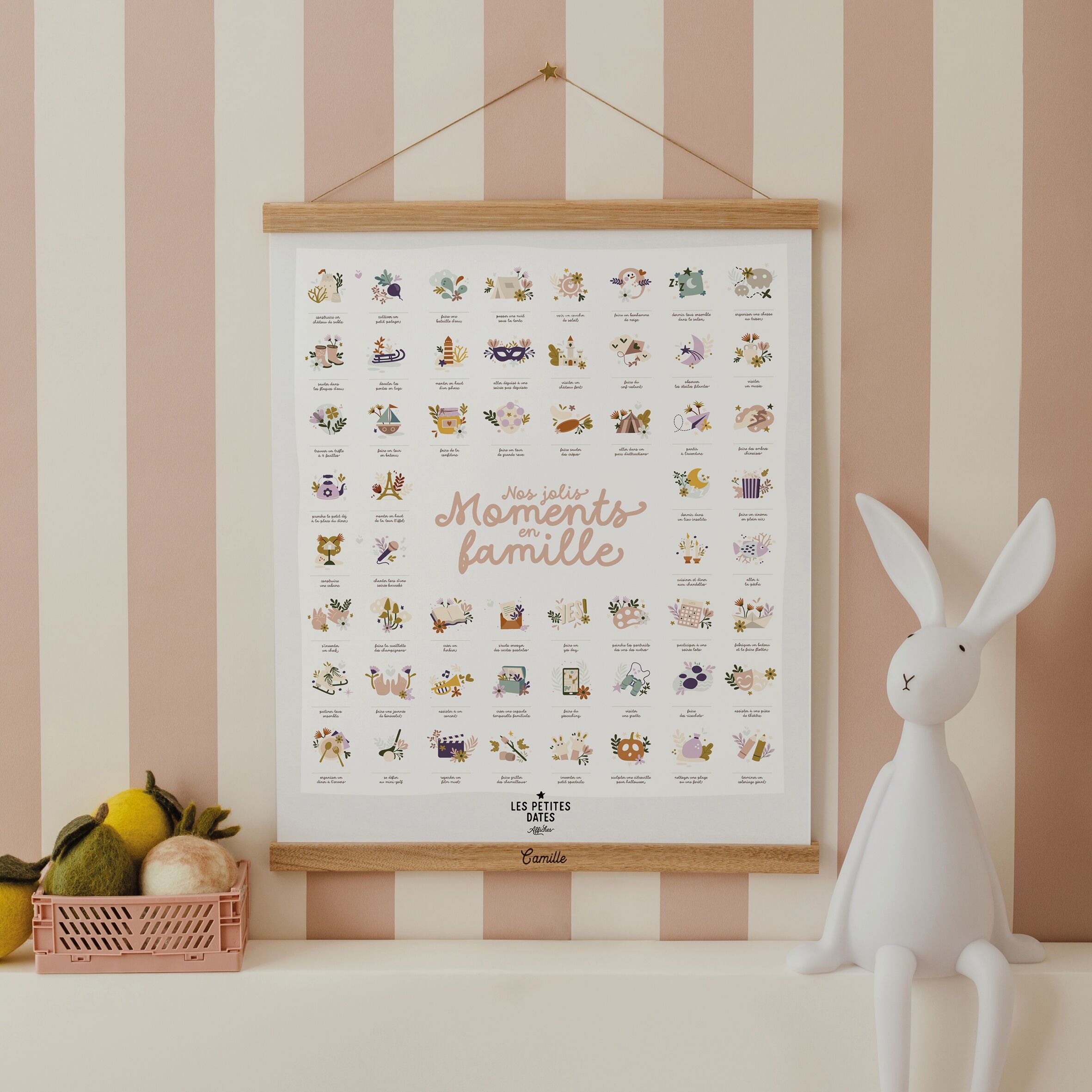 Póster “Nuestros lindos momentos en familia”