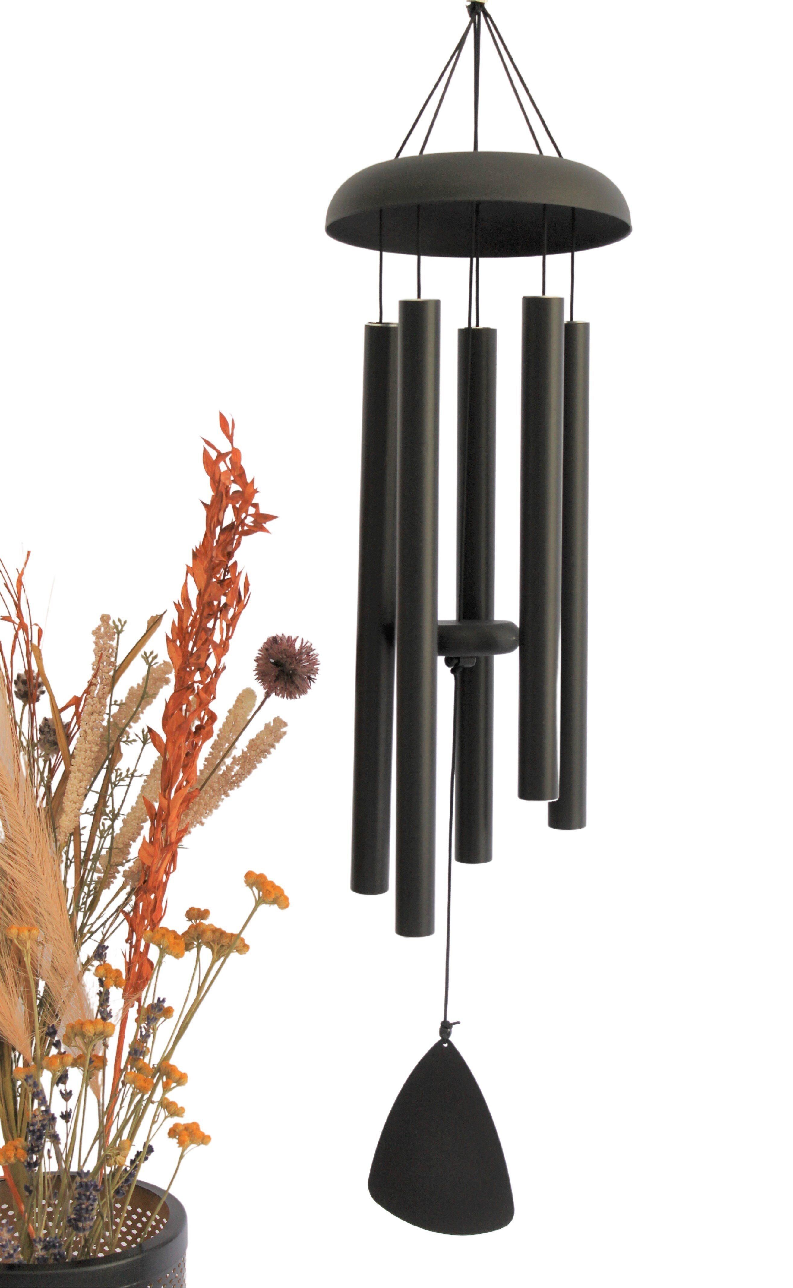 Windspiel Schwarz 81 cm