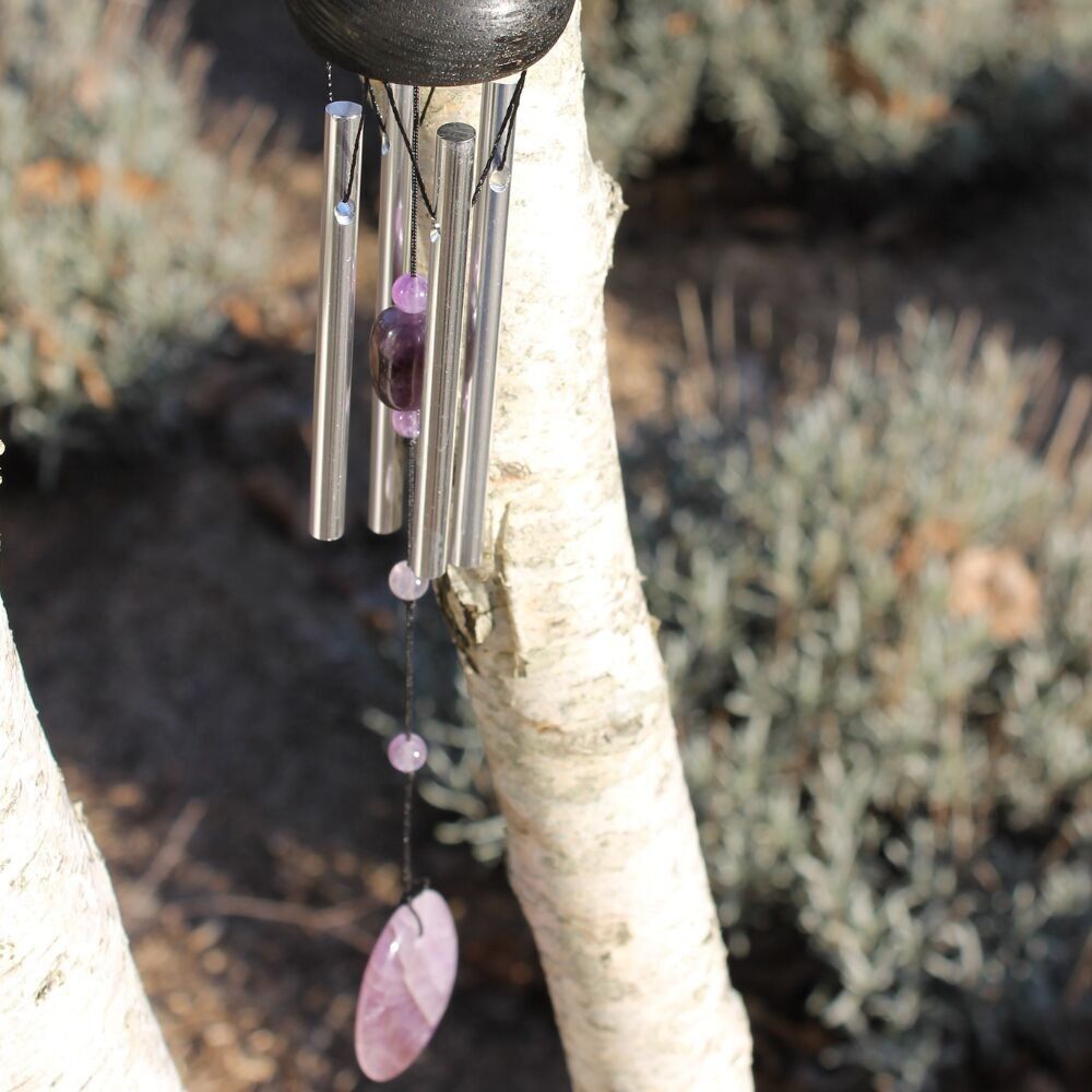 Carillon à vent Améthyste 33 cm