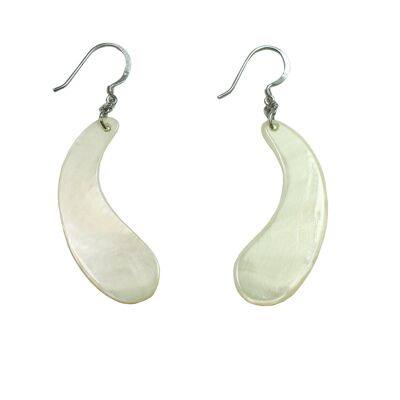 Real mother-of-pearl earrings LUST FOR LIFE